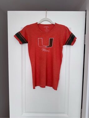 University of Miami Hurricanes Go Canes Women’s Shirt T-shirt Tee Small